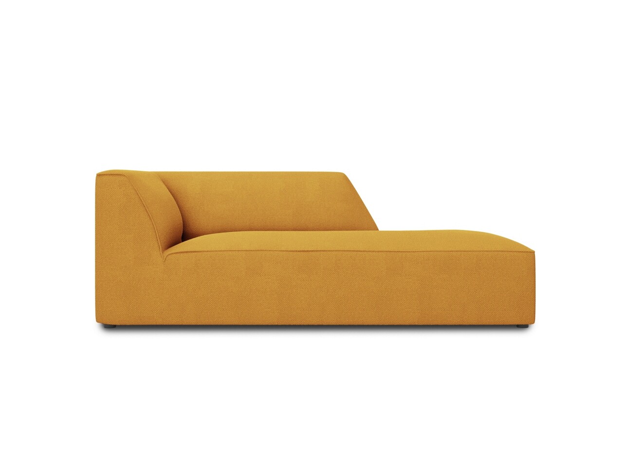Sezlong living dreapta 1 loc, Ruby, Micadoni Home, BL, 180x93x69 cm, poliester, galben - imagine 6